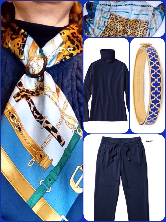 Outfit of the day 04/01/17 with Cornelia James scarf