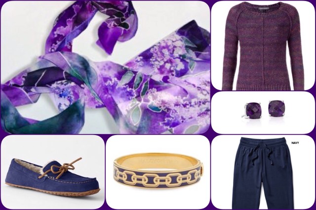 Outfit of the day 26/01/17 with MinkuLUL's Lilacs scarf