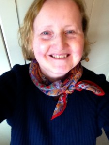 Alternative tie with Accessorize scarf