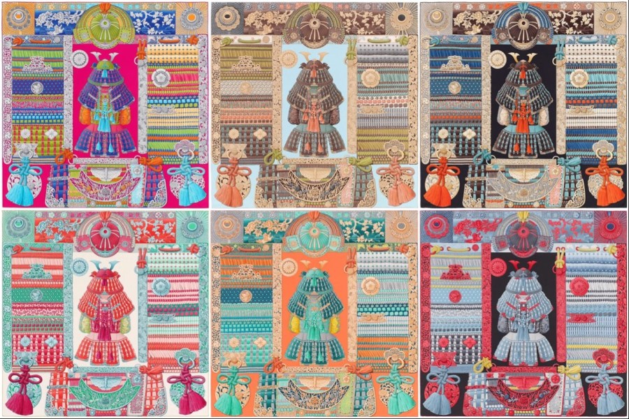 Parades de Samouraïs- Hermès- collage #01