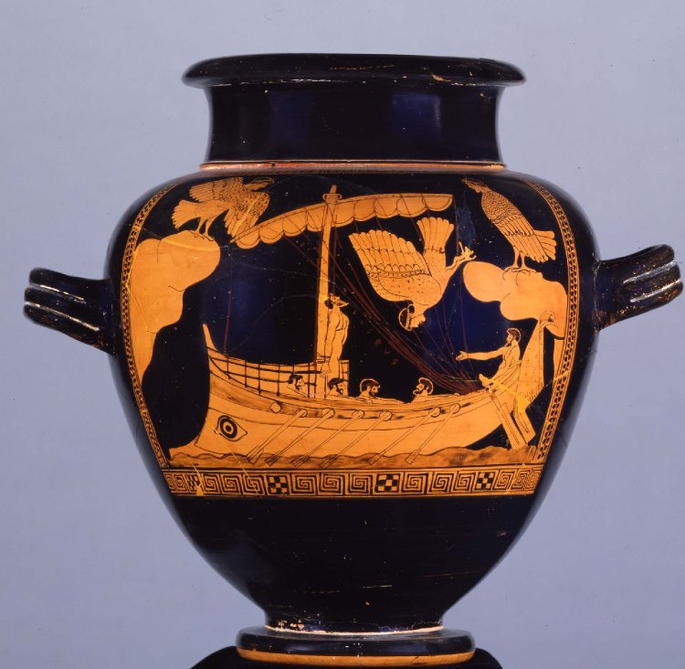 Ancient Greek Red Figure Vase