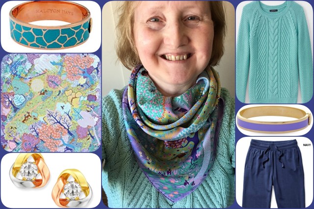 Outfit of the day 25/04/17 with Hermès' Dans un Jardin Anglais