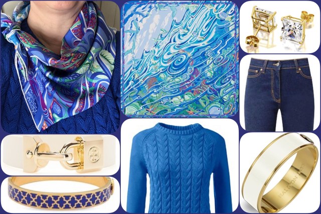 Outfit of the day 28/04/17 with Hermès' De la Mer au Ciel