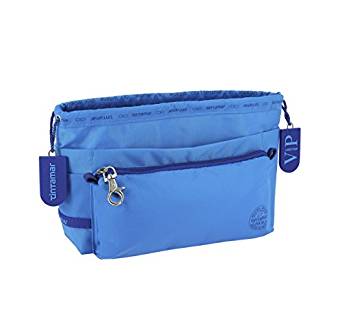 Blue handbag organiser by Tintamar