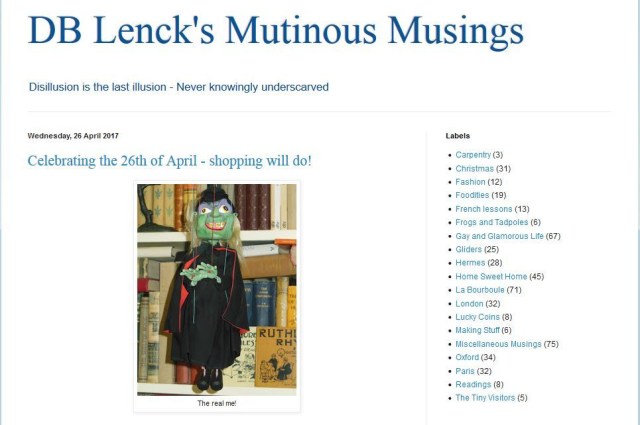 DB Lenck's Mutinous Musings screenshot