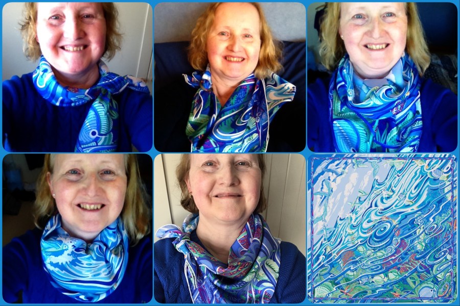 De la Mer au Ciel - scarf ties