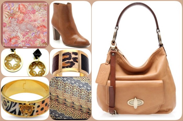Accessories in shades of brown