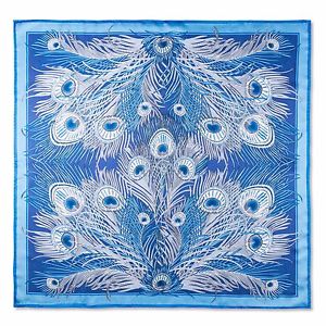 Blue Hera silk scarf - Liberty of London