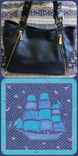 Massaccesi handbag and Hermès' Bateau Fleuri gavroche