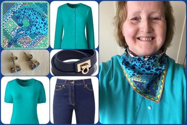 Outfit of the day 25/07/17 with Hermès' Appaloosa des Steppes gavroche