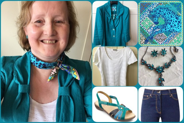 Outfit of the day 27/07/17 with Hermès' Appaloosa des Steppes gavroche 