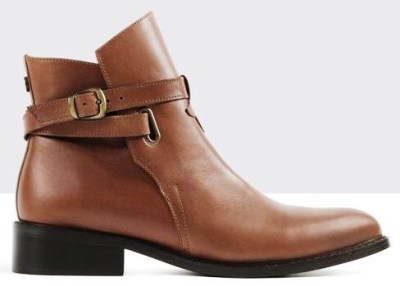 Tan ankle boots by Ted and Muffy