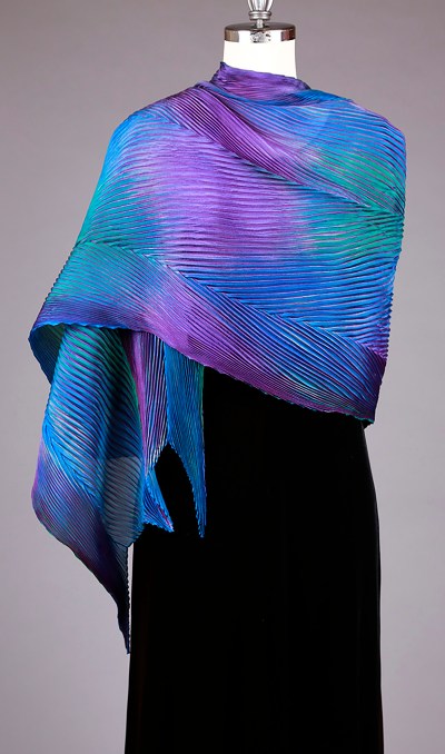 Shibori shawl - Cathayana