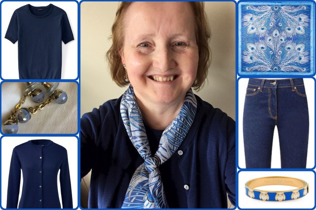 Outfit of the day 06/10/17 with Liberty's Hera scarf