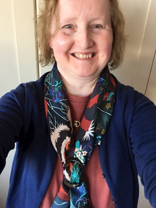 Outfit of the day 25/10/17 with Hermès' Tyger, Tyger scarf