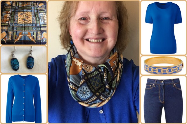 Outfit of the day 27/10/17 with Hermès' Les Secrets de Minos scarf.