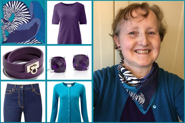 Outfit of the day 23/11/17 with Hermès’ Zebra Pegasus gavroche