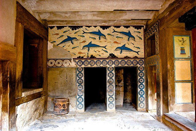 Knossos, Room of Dolphin Fresco by Andy Montgomery on Flickr