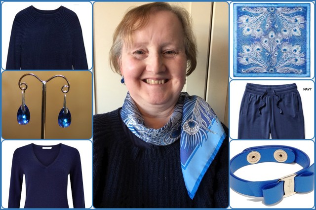 Outfit of the day with Liberty’s Hera scarf