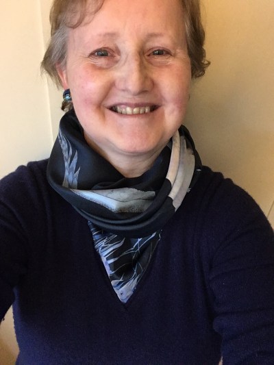 Owl in the City silk scarf by Aspinal of London 