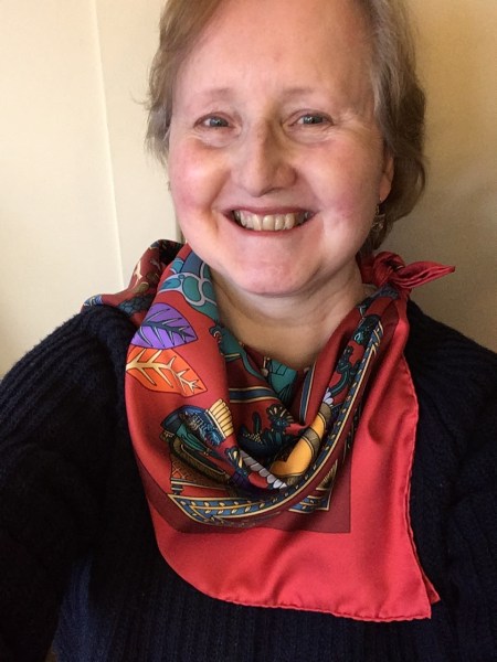 Persepolis by Hermès in an asymmetric wrap