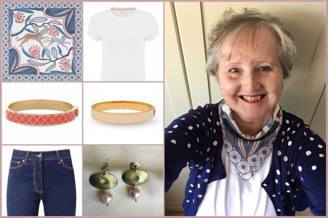 Outfit of the day 22/05/18 with Hermès’ Savana Dance scarf