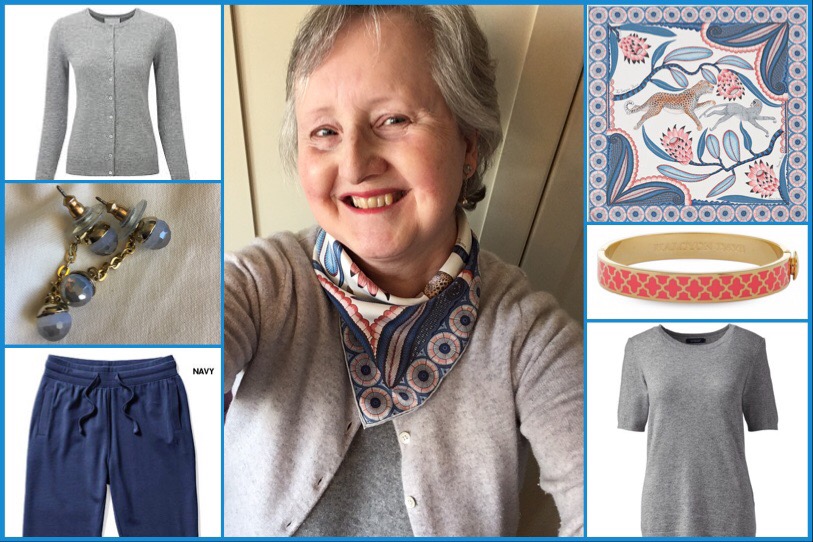 Outfit of the day 15/11/18 with Hermès’ The Savana Dance gavroche