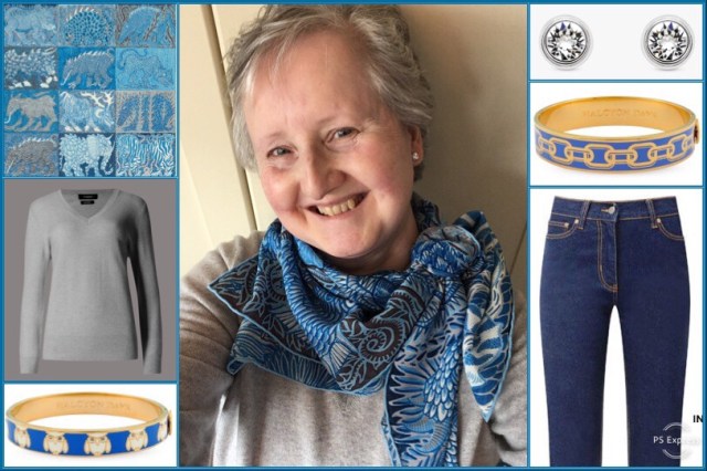 Outfit of the day 04/04/19 with Hermès’ Sweet Dreams scarf 